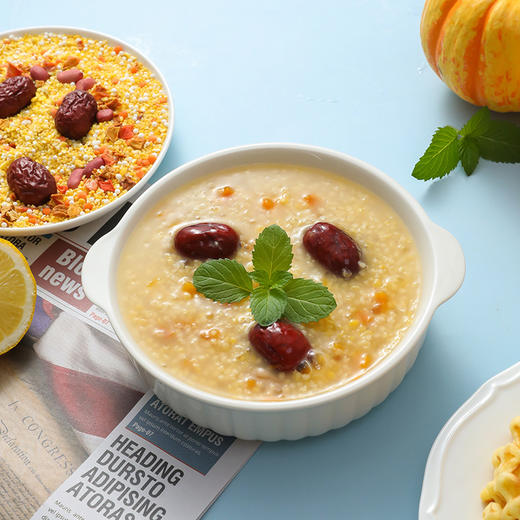 燕之坊 小米南瓜粥（1kg六面体量贩装）口感软糯 甘甜清香 48小时发货 商品图2