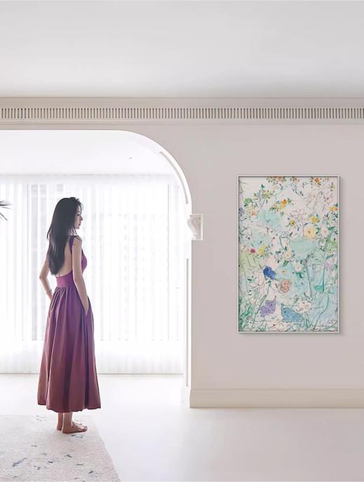 付毅兵《洋甘菊下的小象》版画199版 商品图3