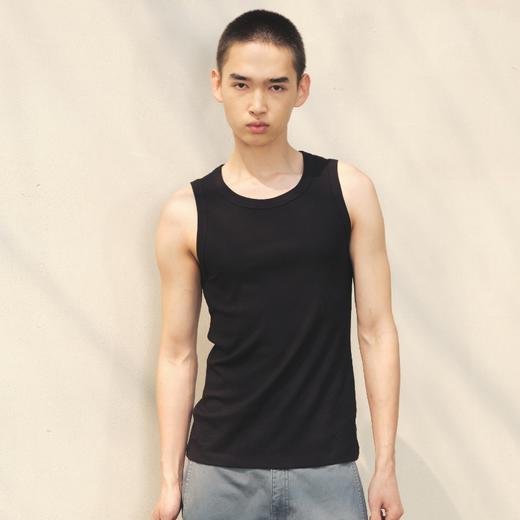 WassupHouse莱卡5A级抗菌弹力螺纹背心 商品图0