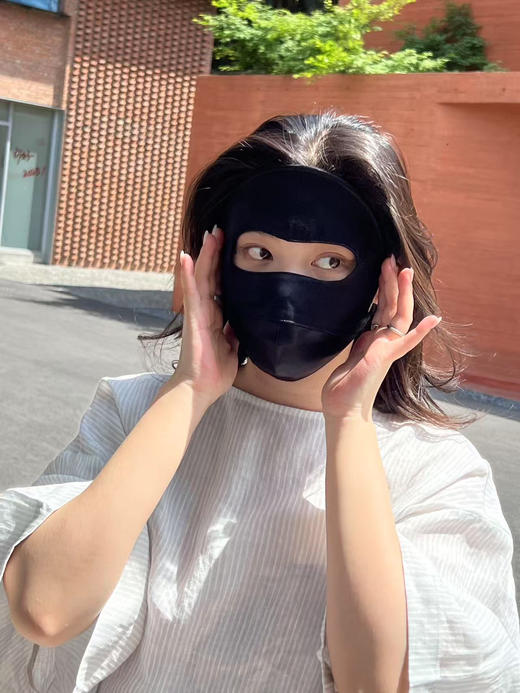 （2件减10）桑蚕丝面罩护眼口罩！防紫外线，耳带可调～ 商品图8
