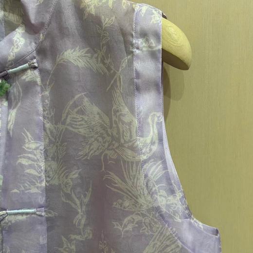 【线上专属】中式马甲(23704158-紫薄汗) 商品图1