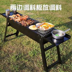 飞图乐（FTLY）升级带隔板侧抽式烧烤架 铁黑 SKJ0102 LP