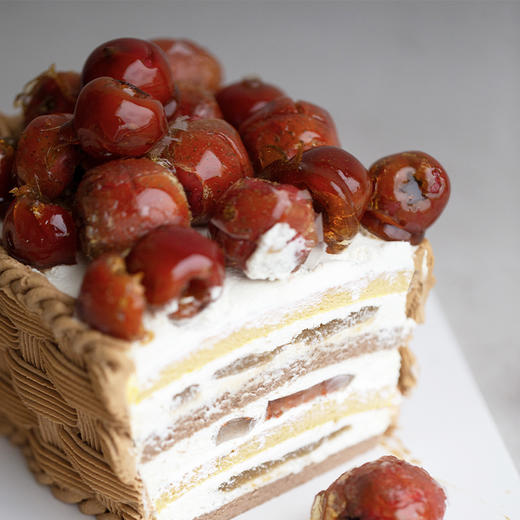 冰糖葫芦味“野餐篮”蛋糕（手工制作） 商品图2