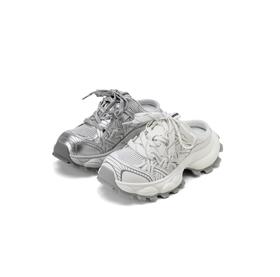 【夏季新款】2025年夏季新款舒适厚底平跟防滑包头后空老爹鞋X25AH16591