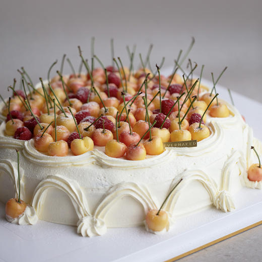 「卓卓高」TableCake｜樱桃奶油圆桌糕 商品图3