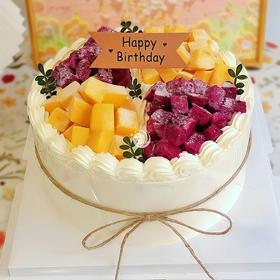 『四季美好』鲜果四拼丰盛水果蛋糕