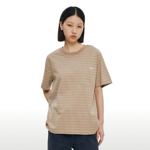 WassupHouse条纹口袋短袖T恤 商品图2