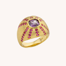 订购8周到｜MYA-BAY-CALIFORNIA-紫色 锆石 戒指［比利时设计师］