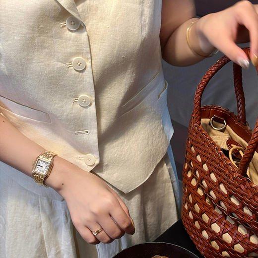 【卖完不补】良木礼亚麻马甲连衣裙套装（2E036-027） 商品图4