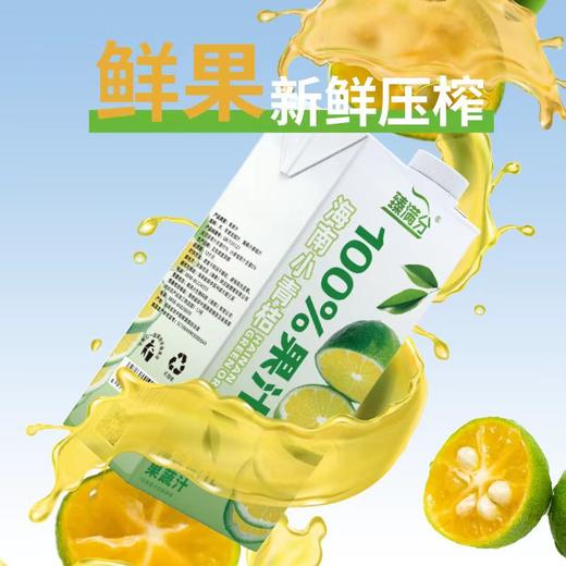 臻满分海南小青桔果蔬汁1L*2瓶 商品图1