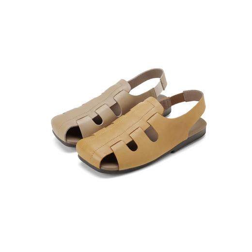 【夏季新款】2025年夏季新款舒适平底防滑包头后空漏空洞洞鞋X25AH16531 商品图0