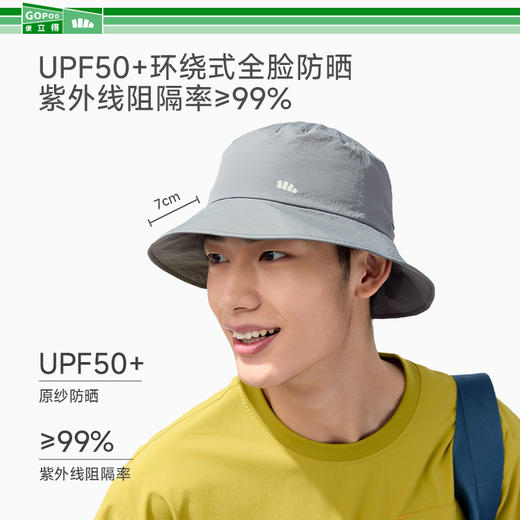 【25年新品】蕉下轻薄自收纳渔夫防晒帽GP739 商品图1
