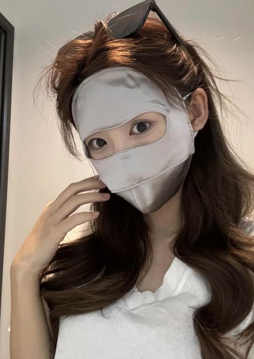 （2件减10）桑蚕丝面罩护眼口罩！防紫外线，耳带可调～ 商品图12