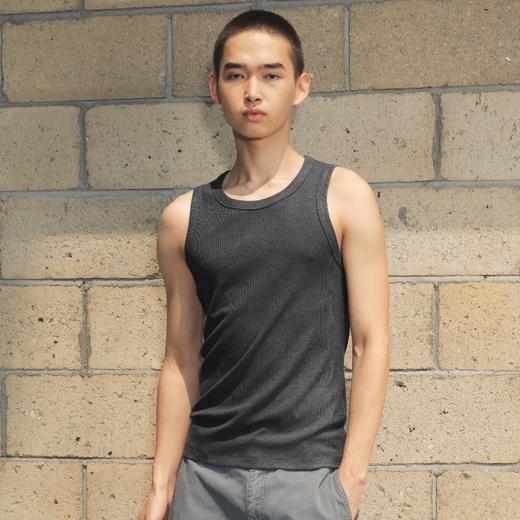 WassupHouse莱卡5A级抗菌弹力螺纹背心 商品图1