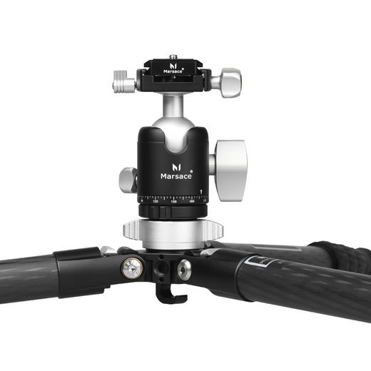 马小路Marsace ET-2541 入门级稳定款 碳纤维三脚架套装 商品图3