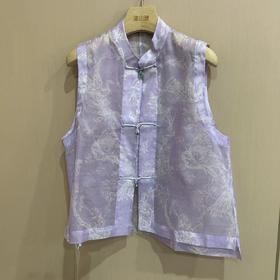 【线上专属】中式马甲(23704158-紫薄汗)