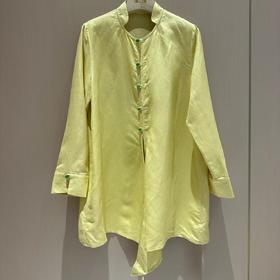 【线上专属】24710124不规则衬衫黄白游