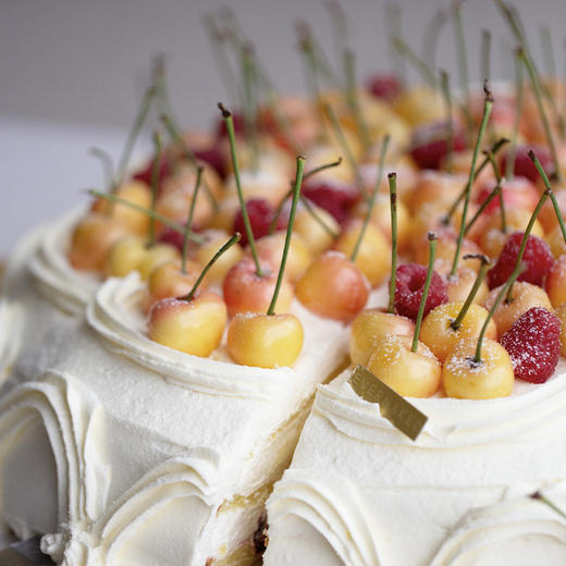「卓卓高」TableCake｜樱桃奶油圆桌糕 商品图2