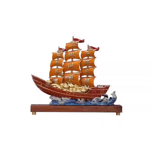 朱炳仁铜 一帆风顺大号 商品图0