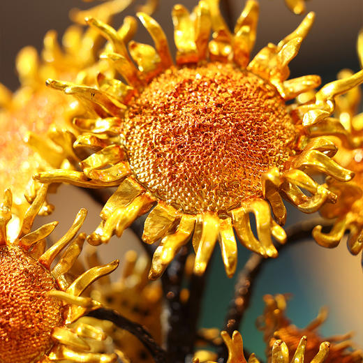 朱炳仁铜 燃烧的向日葵 光耀 商品图4