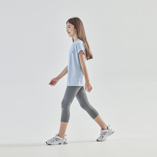 cicochild25夏季新款户外亲子中大女童凉感防晒七分打底裤 商品图4