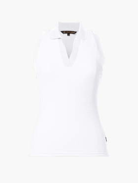 Goldbergh - Caroline Sleeveless Top - White - 女装 - 上衣 - 白色