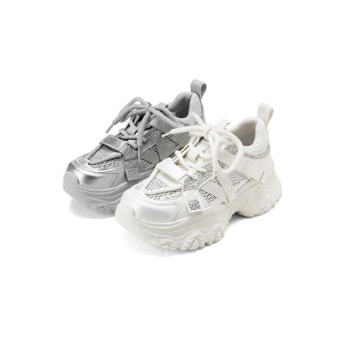 【春季新款】2025年春季新款舒适透气超轻厚底防滑老爹鞋X25CM39141 商品图1