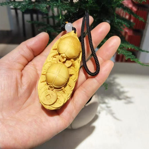 富甲天下°黄杨木挂件 商品图0