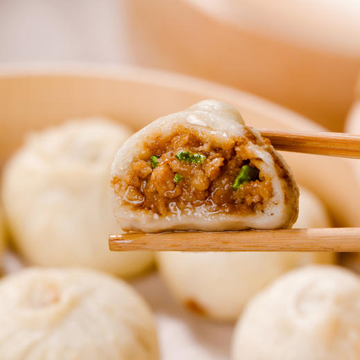 一号土猪 黑猪肉小笼包300g12个装 商品图0