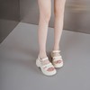 【夏季新款】2025年夏季新款舒适透气厚底平跟防滑大底罗马凉鞋沙滩凉鞋X25BG20651 商品缩略图4