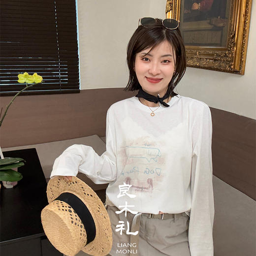 【部分现货】良木礼狗狗长T（17456） 商品图6