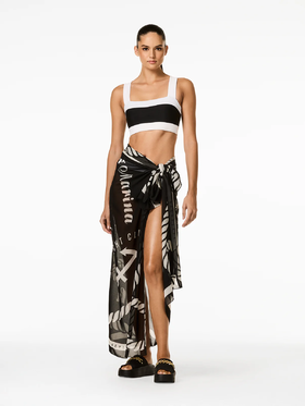 Goldbergh - Calypso Pareo - Black - 女装 - 披巾 - 黑色