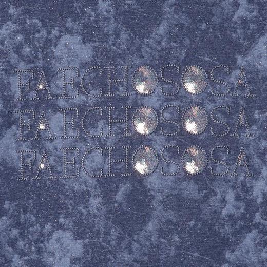 T3264夏季高级感新款韩系简约刺绣字母细闪短袖T恤简约宽松圆领上衣 商品图3