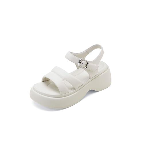 【夏季新款】2025年夏季新款舒适透气厚底平跟防滑大底罗马凉鞋沙滩凉鞋X25BG20651 商品图10