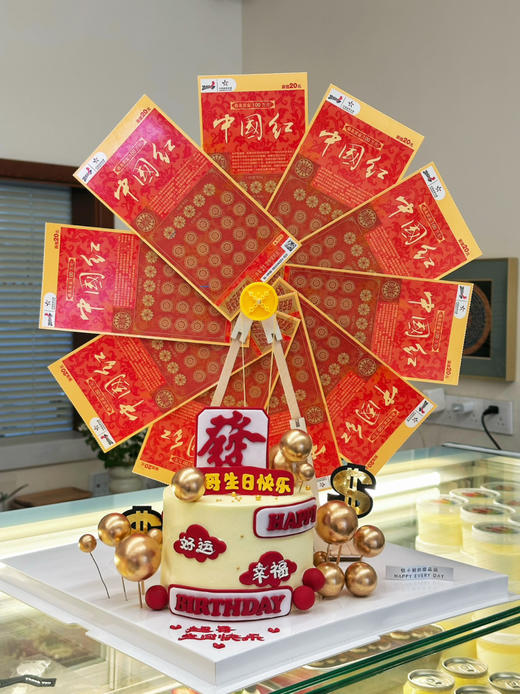彩票摩天轮蛋糕，蛋糕价格不包含彩票，提前3天以上预订 商品图1