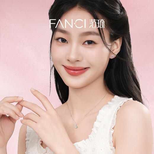 FANCI范琦 小心意耳钉 简约时尚925银耳饰 商品图3