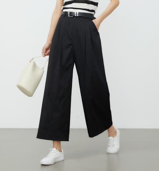 S1臣禾	【抗皱裤】立裁抗皱九分阔腿裤	JZ252060293现货 商品图8