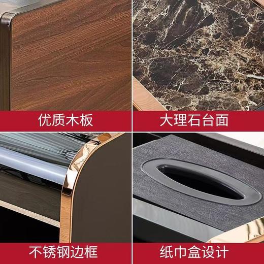 足疗茶几足浴柜桑拿美甲按摩床沙发茶水柜沐足洗脚店理石足浴茶几 商品图2