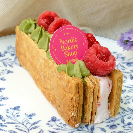 抹茶树莓拿破仑 Matcha Raspberry Napoleon 商品图1