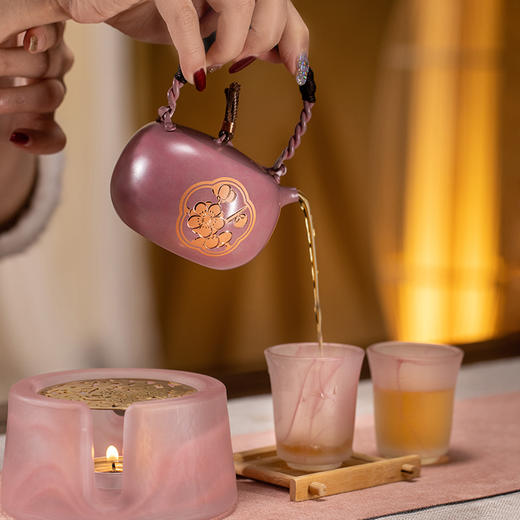 朱炳仁铜 没烦恼茶礼套装 铜壶茶器套装女生礼物生日送礼冬日煮茶 商品图4