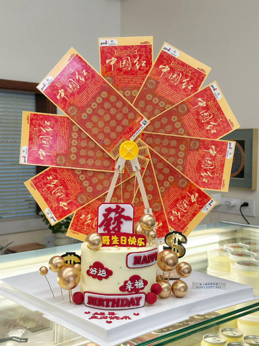 彩票摩天轮蛋糕，蛋糕价格不包含彩票，提前3天以上预订 商品图2