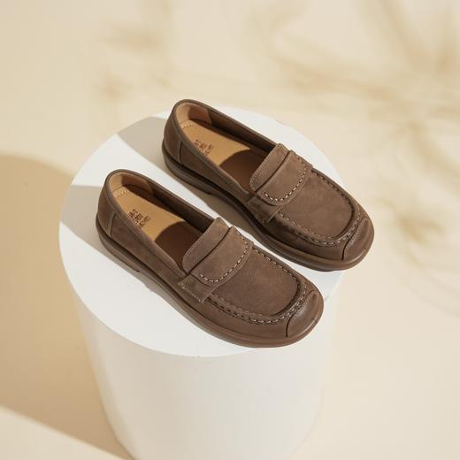 【春季新款】2025年春季新款舒适平底简约大气优雅百搭乐福鞋X25CM38991 商品图6