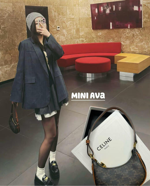 Celine mini 老花 豌豆 手拎包 商品图2