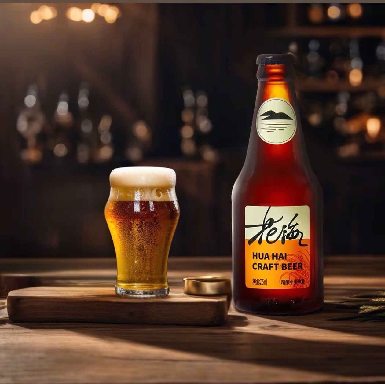 [啤酒]千岛湖花海精酿小麦啤酒275ml*24瓶