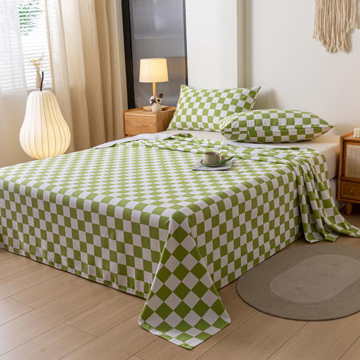 【清仓49元起】【姥姥备喜欢的老粗布】A类全棉加厚老粗布床单凉席 商品图1