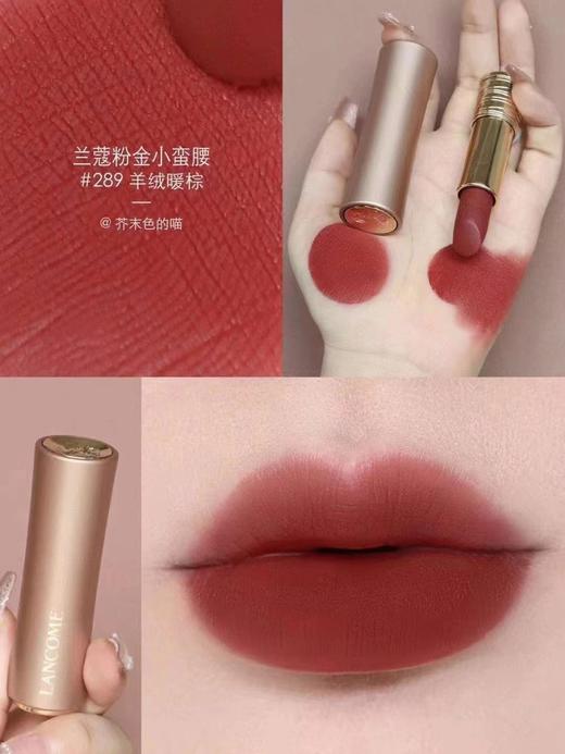 兰蔻粉金小蛮腰唇膏 持久显色雾面哑光口红#360 粉金管274# 289# 299# 商品图6