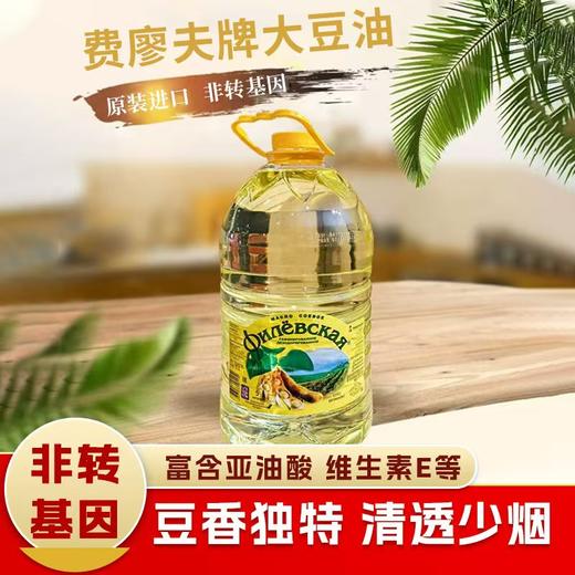 俄罗斯进口费廖夫牌大豆油5L 商品图0
