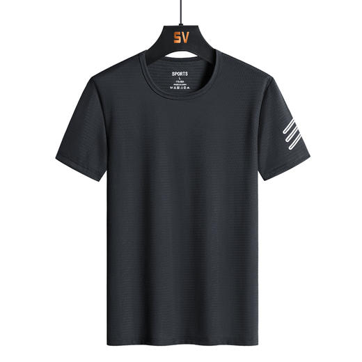 【M】【DCS】大依优型大码速干短袖T恤加肥加大宽松休闲胖子打底半袖男士上衣 商品图3