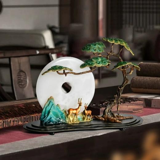 Yl-RD7259C 迎客松平安扣摆件 410*170*210 商品图2