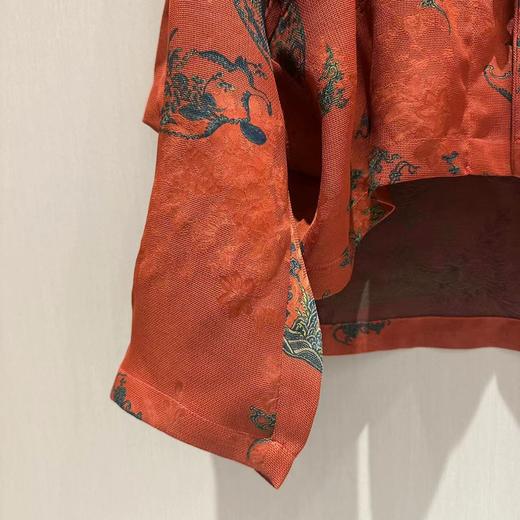 【2025门店同款】衬衫（24810763绛红·手工花罗） 商品图2